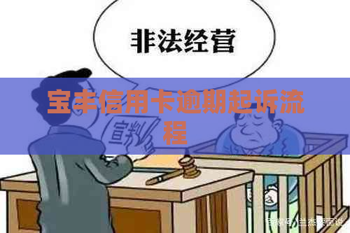 宝丰信用卡逾期起诉流程