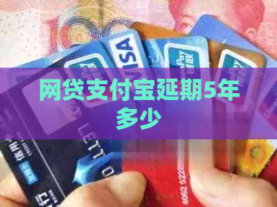 网贷信用卡延期5年多少