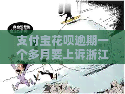 信用卡白条逾期一个多月要上诉浙江怎么办