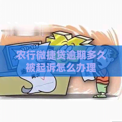 农行微捷贷逾期多久被起诉怎么办理