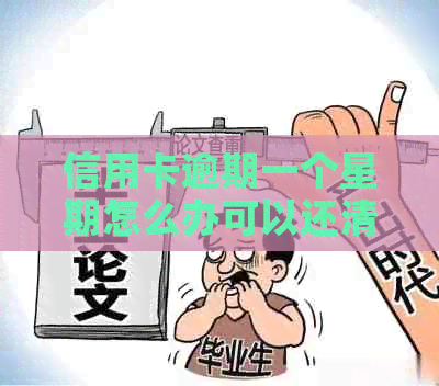 信用卡逾期一个星期怎么办可以还清吗
