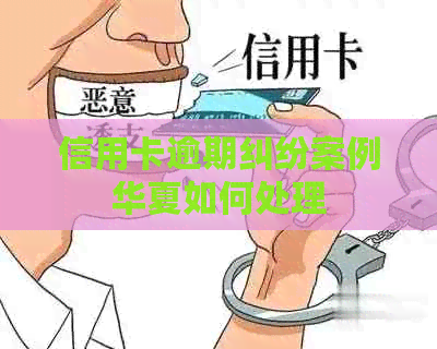 信用卡逾期纠纷案例华夏如何处理