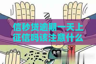 信秒贷逾期一天上吗该注意什么