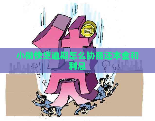 小微快贷逾期怎么协商还本金和利息