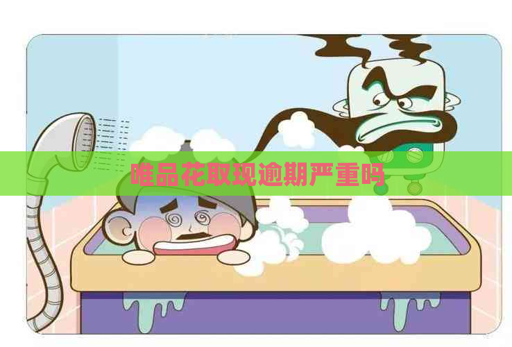唯品花取现逾期严重吗