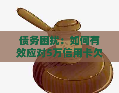 债务困扰：如何有效应对5万信用卡欠款问题