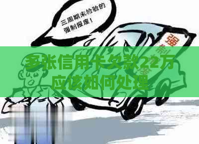 多张信用卡欠款22万应该如何处理
