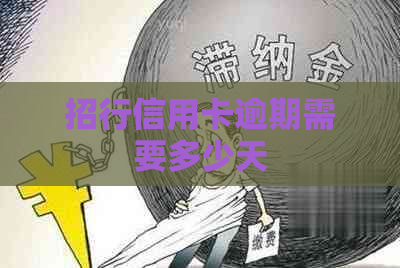 招行信用卡逾期需要多少天