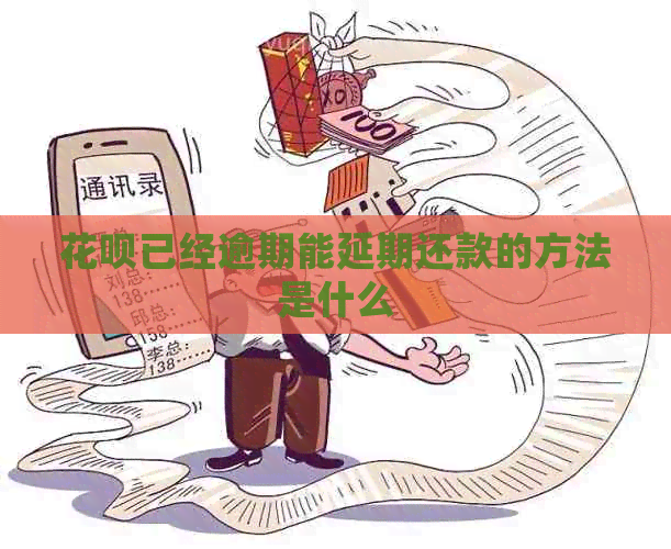 白条已经逾期能延期还款的方法是什么