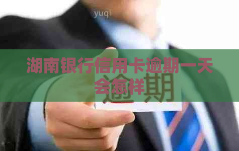 湖南银行信用卡逾期一天会怎样