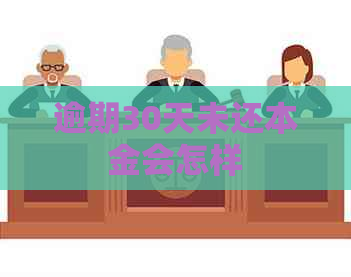 逾期30天未还本金会怎样