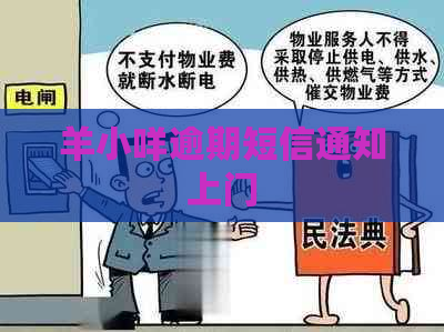 羊小咩逾期短信通知上门