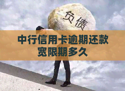 中行信用卡逾期还款宽限期多久