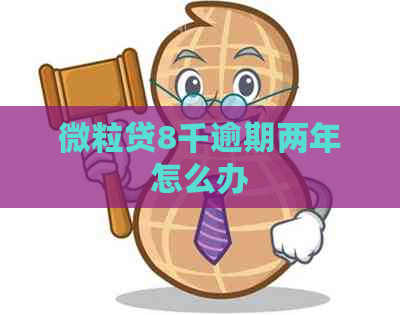 微粒贷8千逾期两年怎么办