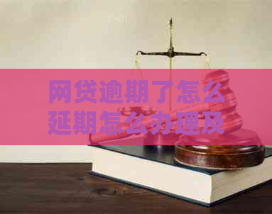 网贷逾期了怎么延期怎么办理及相关解决方法