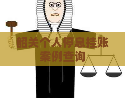 韶关个人停息挂账案例查询