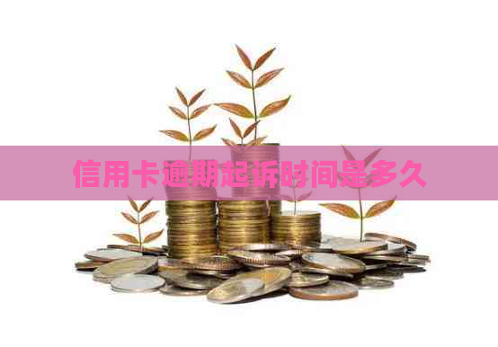 信用卡逾期起诉时间是多久