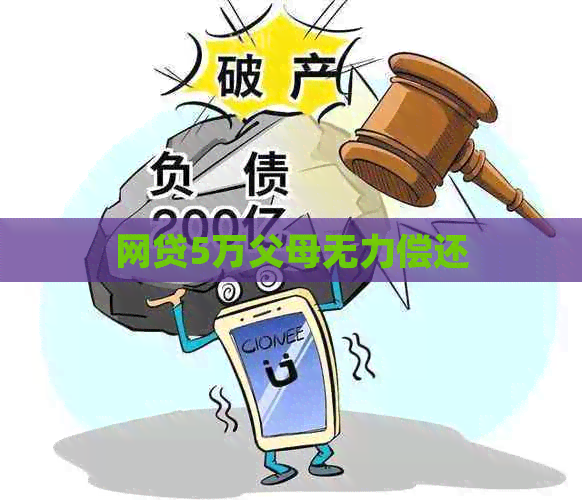 网贷5万父母无力偿还