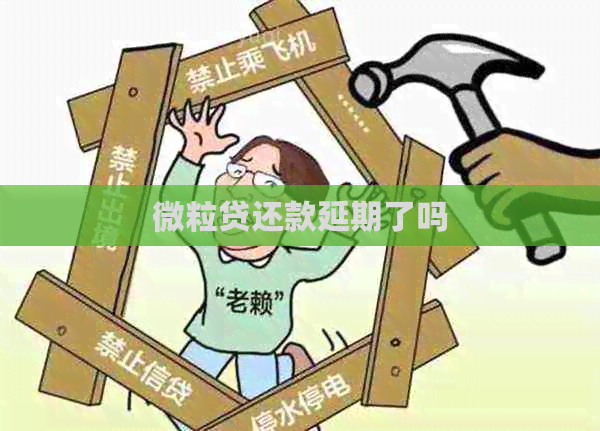 微粒贷还款延期了吗 微粒贷还款延期了吗