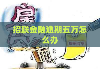 招联金融逾期五万怎么办