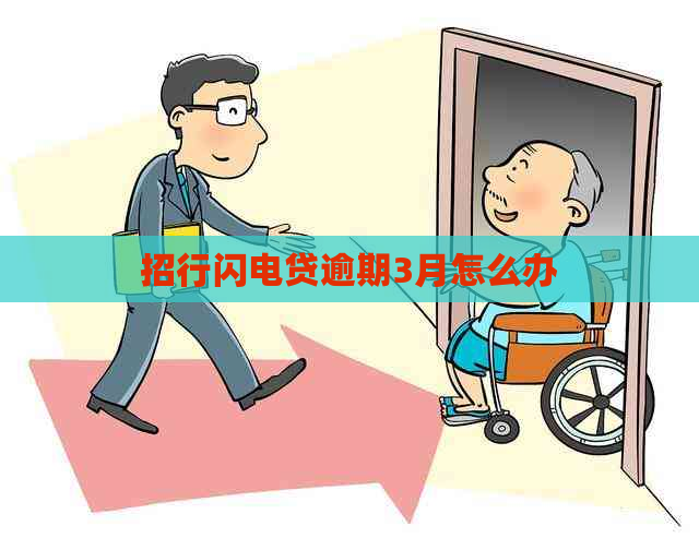 招行闪电贷逾期3月怎么办