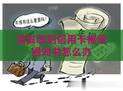 浦发收到信用卡通知书怎么办