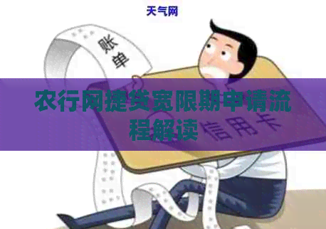 农行网捷贷宽限期申请流程解读