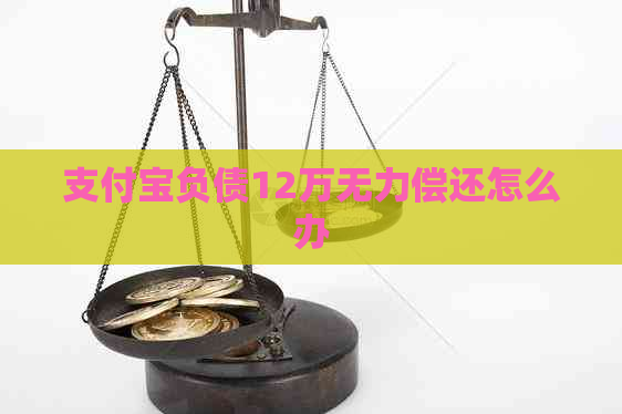 支付宝负债12万无力偿还怎么办