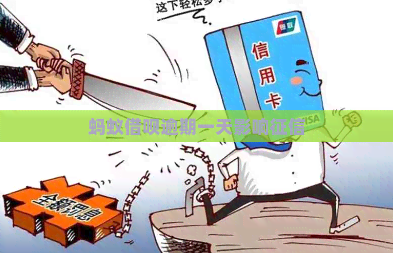 蚂蚁信用卡逾期一天影响