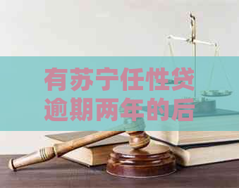 有苏宁任性贷逾期两年的后果如何