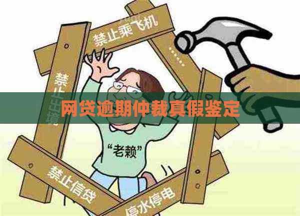 网贷逾期仲裁真假鉴定