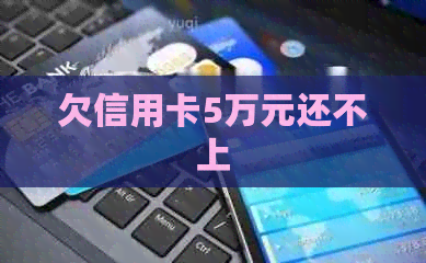 欠信用卡5万元还不上
