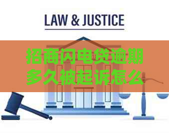 招商闪电贷逾期多久被起诉怎么办