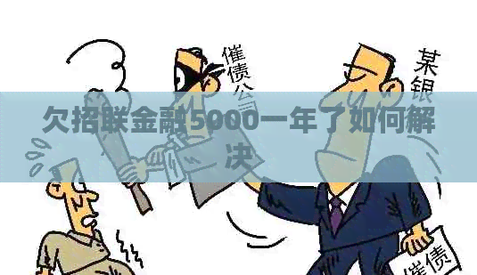 欠招联金融5000一年了如何解决
