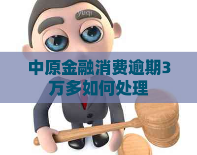 中原金融消费逾期3万多如何处理