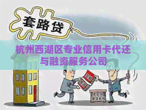杭州西湖区专业信用卡代还与融资服务公司