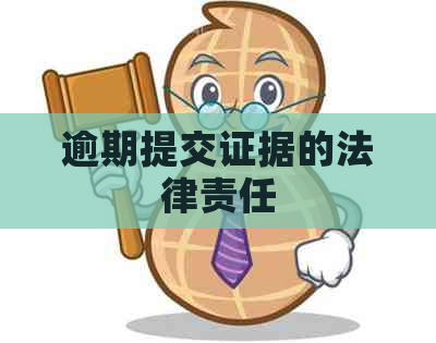 逾期提交证据的法律责任