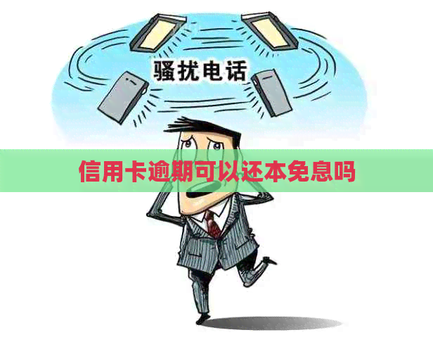 信用卡逾期可以还本免息吗