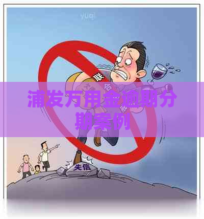 浦发万用金逾期分期案例