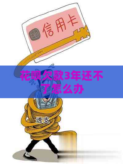 花呗欠款3年还不了怎么办