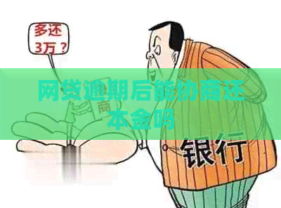 网贷逾期后能协商还本金吗