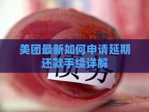 美团最新如何申请延期还款手续详解