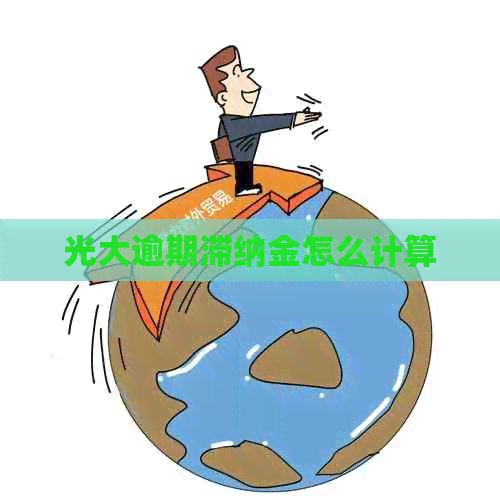 光大逾期滞纳金怎么计算