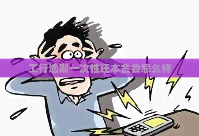 工行逾期一次性还本金会怎么样