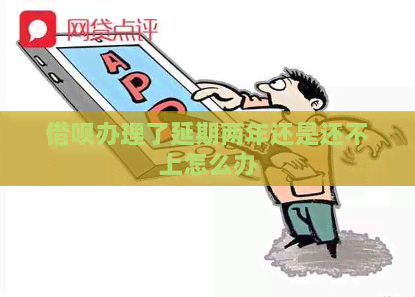 信用卡办理了延期两年还是还不上怎么办