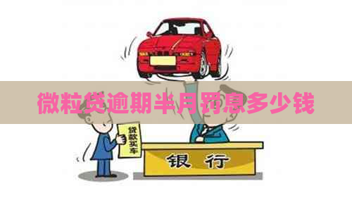 微粒贷逾期半月罚息多少钱