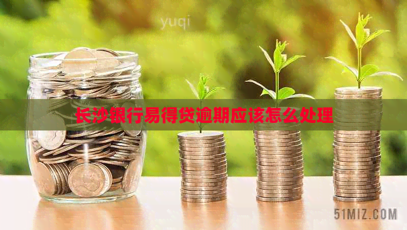 长沙银行易得贷逾期应该怎么处理