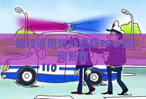 银行信用贷款逾期30w如何处理