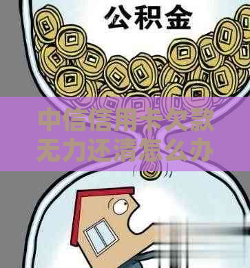 中信信用卡欠款无力还清怎么办