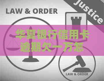 华夏银行信用卡逾期欠一万怎么办